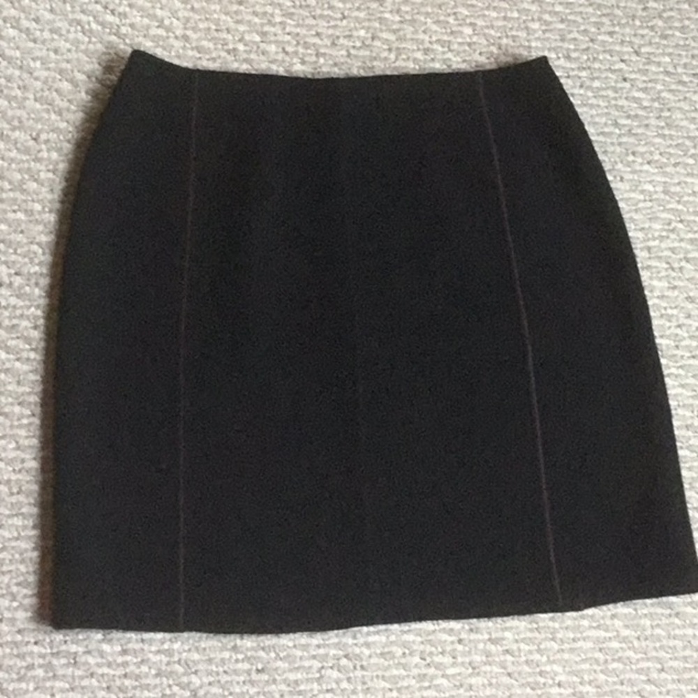 Black Wool AK Skirt